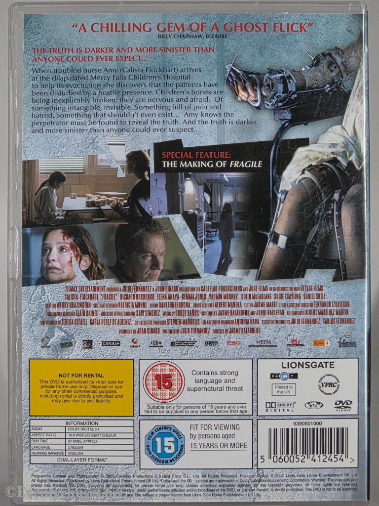 Fragile (2005). DVD.