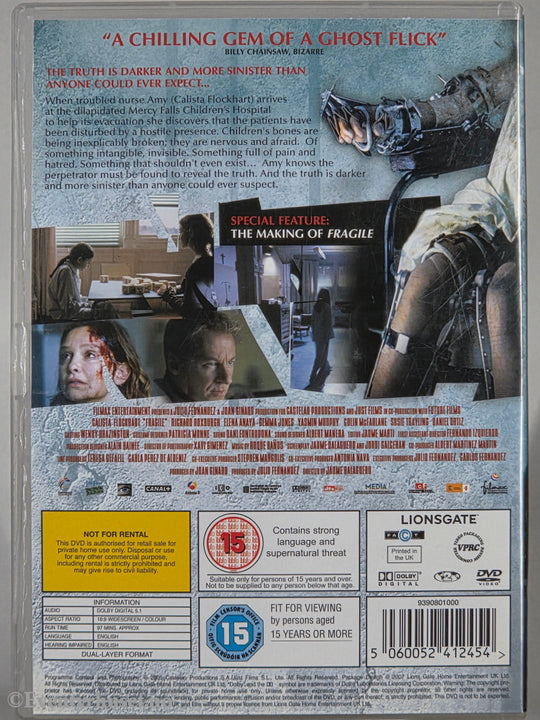 Fragile (2005). DVD.