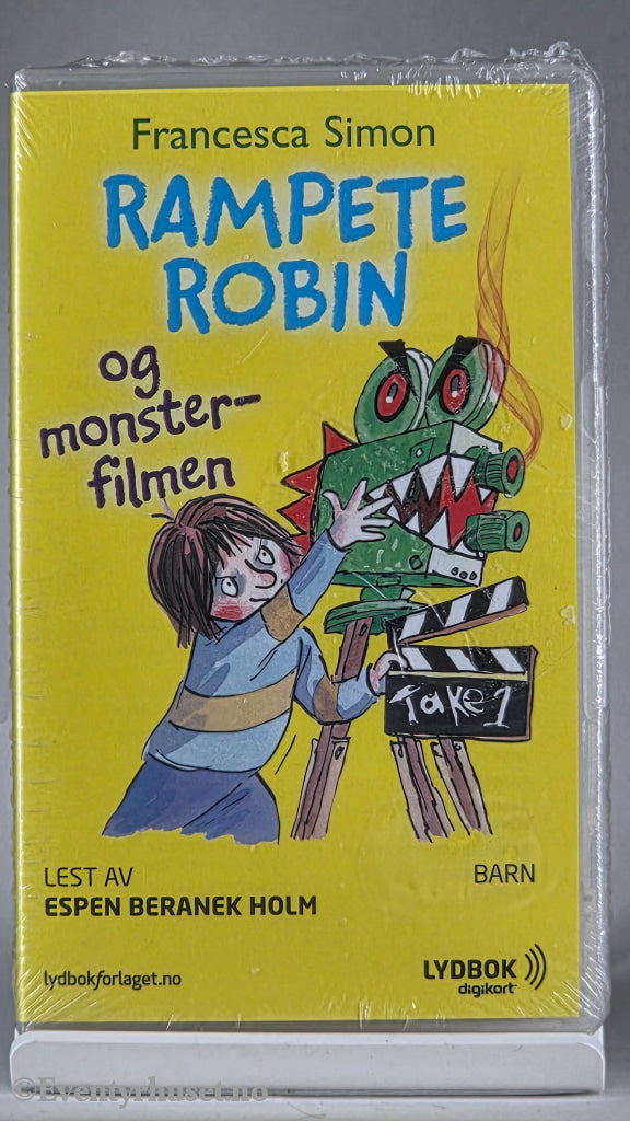 Francesca Simon (2010). Rampete Robin og monsterfilmen. Lydbok på digikort. Ny i plast!