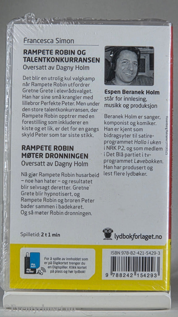 Francesca Simon (2011). Rampete Robin og talentkonkurransen / møter dronningen. Lydbok på digikort. Ny i plast!