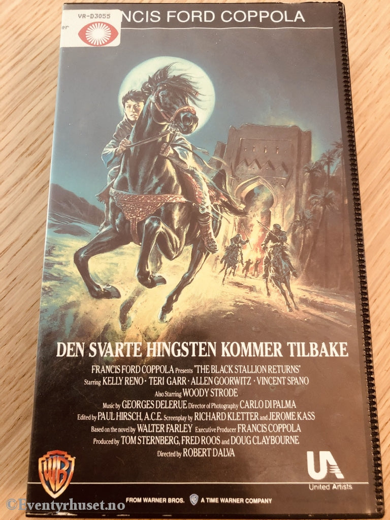 Francis Ford Coppola. 1983. Den Svarte Hingsten Kommer Tilbake. Vhs. Vhs