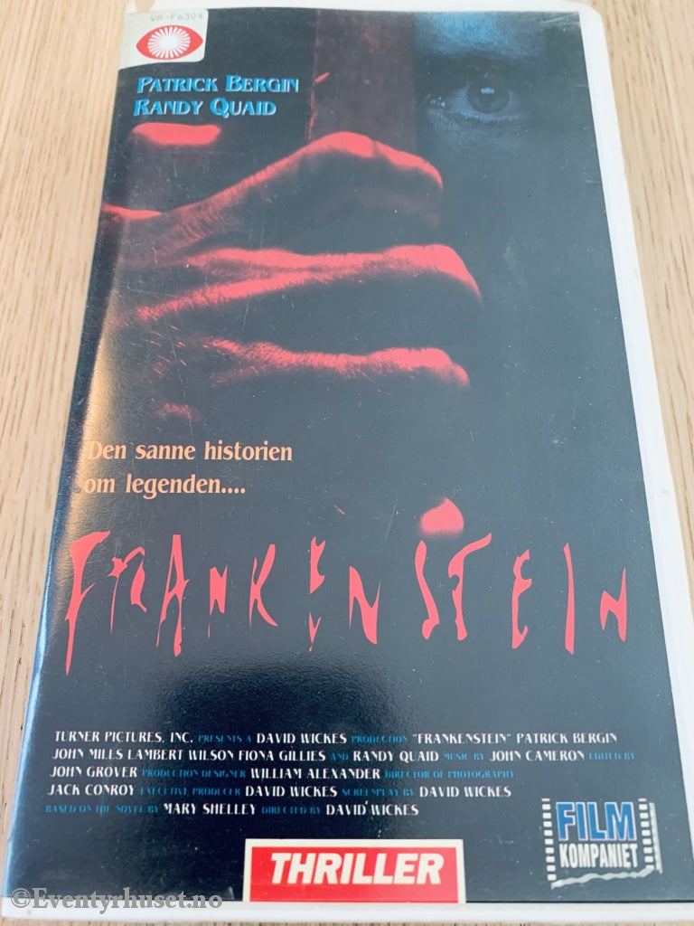 Frankenstein. 1992. Vhs. Vhs