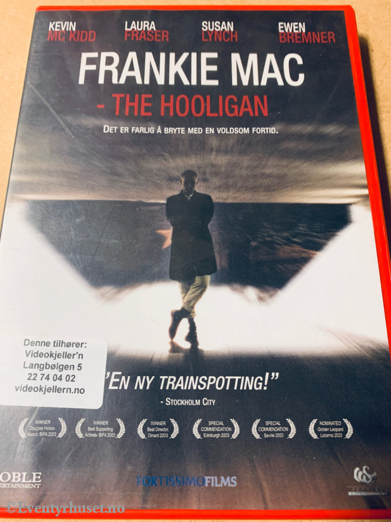 Frankie Mac The Hooligan. DVD leiefilm.