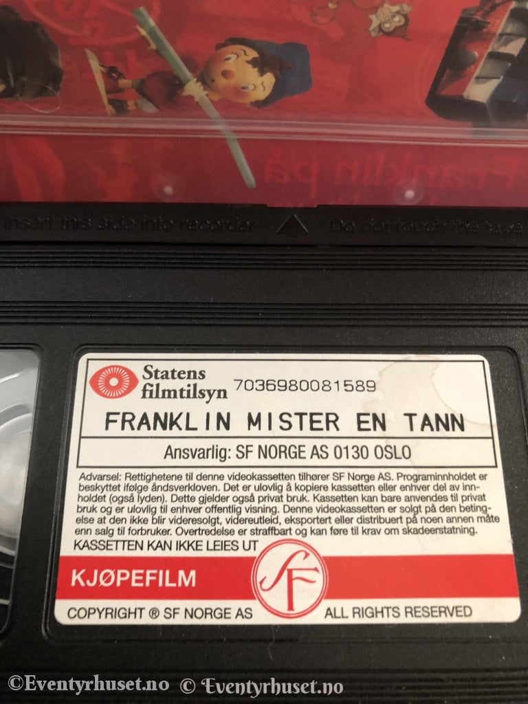 Franklin På Sykkeltur. Vhs. Vhs