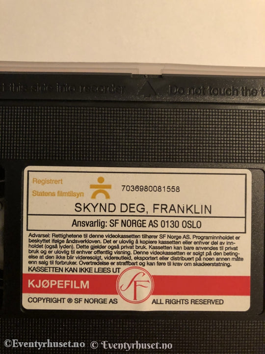 Franklin. Skynd Deg Franklin! 1997. Vhs. Vhs
