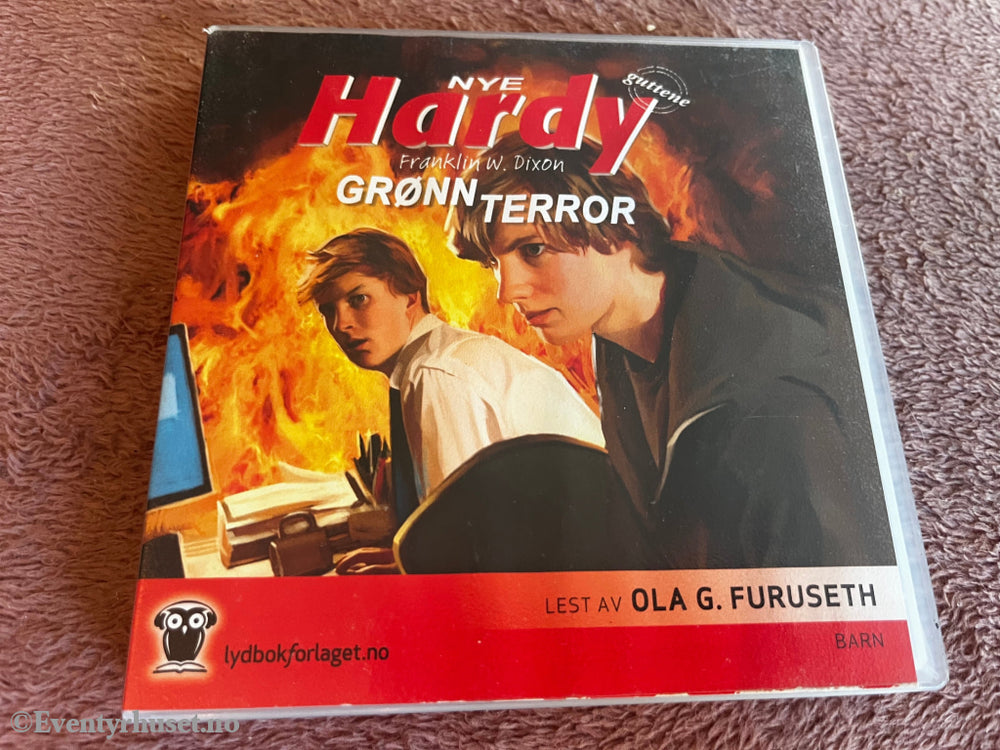 Franklin W. Dixon. 2007. Nye Hardy-guttene: Grønn terror. Lydbok på CD.