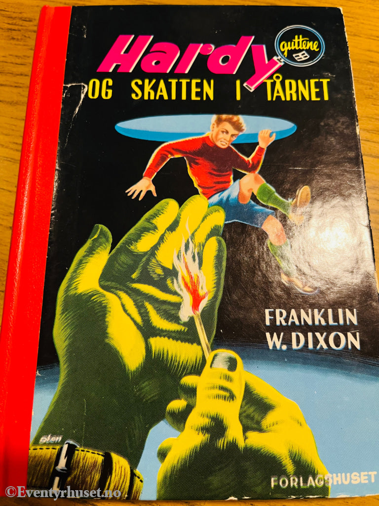 Franklin W. Dixon. Hardyguttene og skatten i tårnet. Bok.