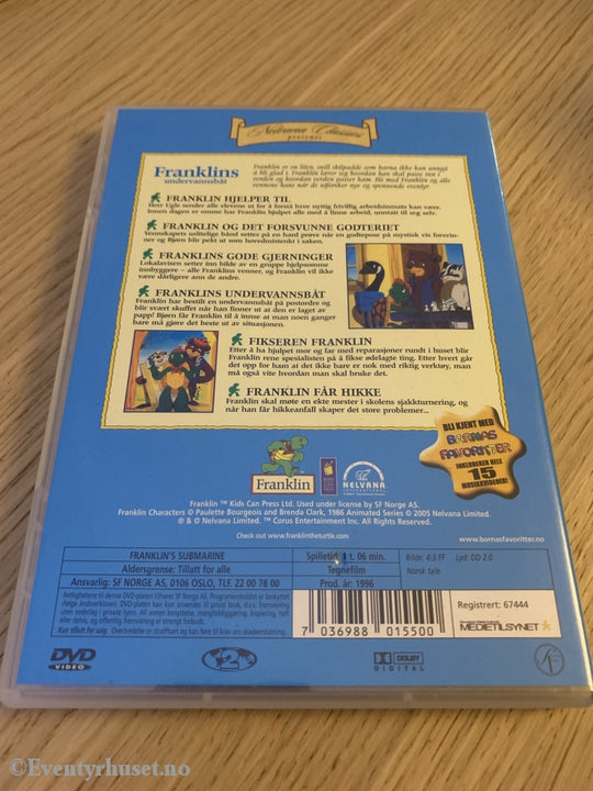 Franklins Undervannsbåt. 1996. Dvd. Dvd