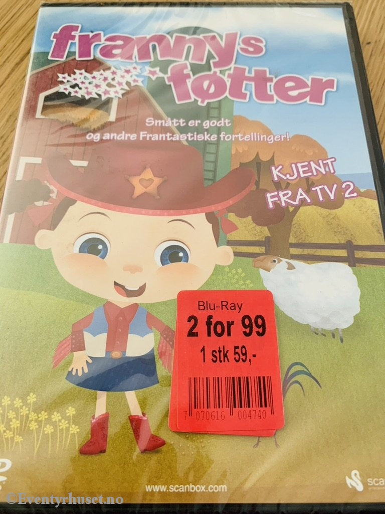 Frannys Føtter. Smått Er Godt Og Andre Frantastiske Fortellinger! Kjent Fra Tv2. 2006. Dvd. Ny I