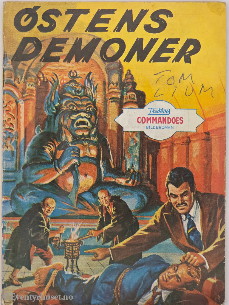 Fredhøis Commandoes Bilderoman. Østens demoner. Hefte.