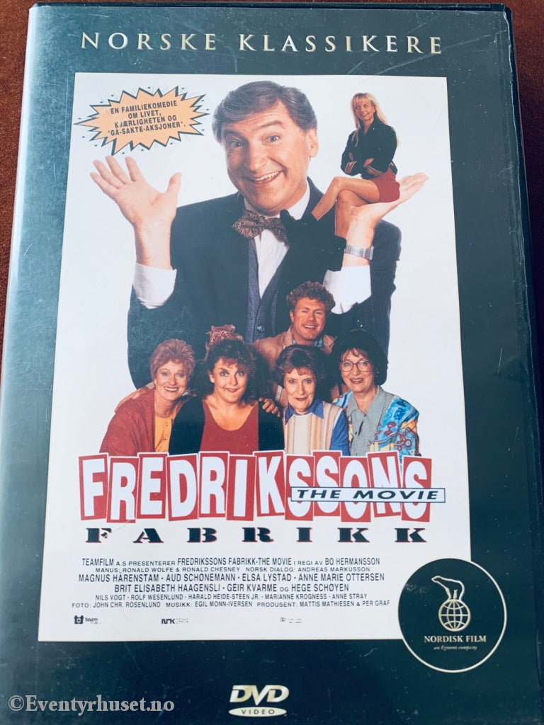 Fredrikssons Fabrikk - The Movie (Norske Klassikere). 1994. Dvd. Dvd