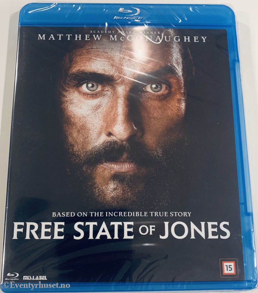 Free State Of Jones. Blu-Ray. Ny I Plast! Blu-Ray Disc