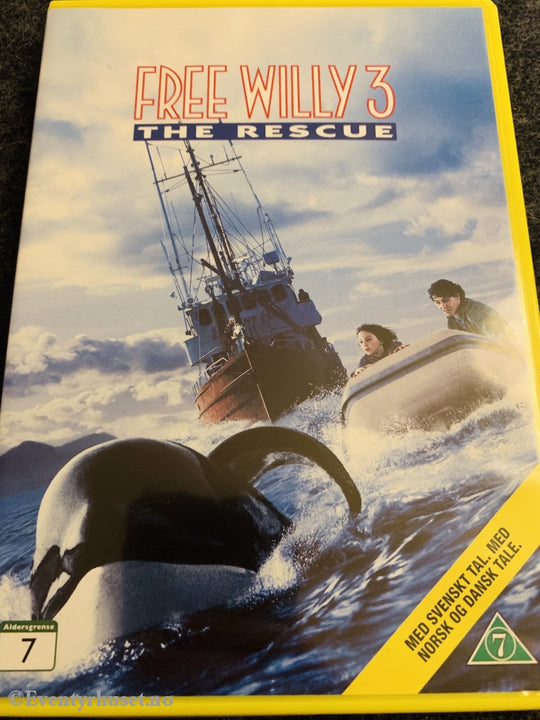 Free Willy 3. The Rescue. 1997. Dvd. Dvd