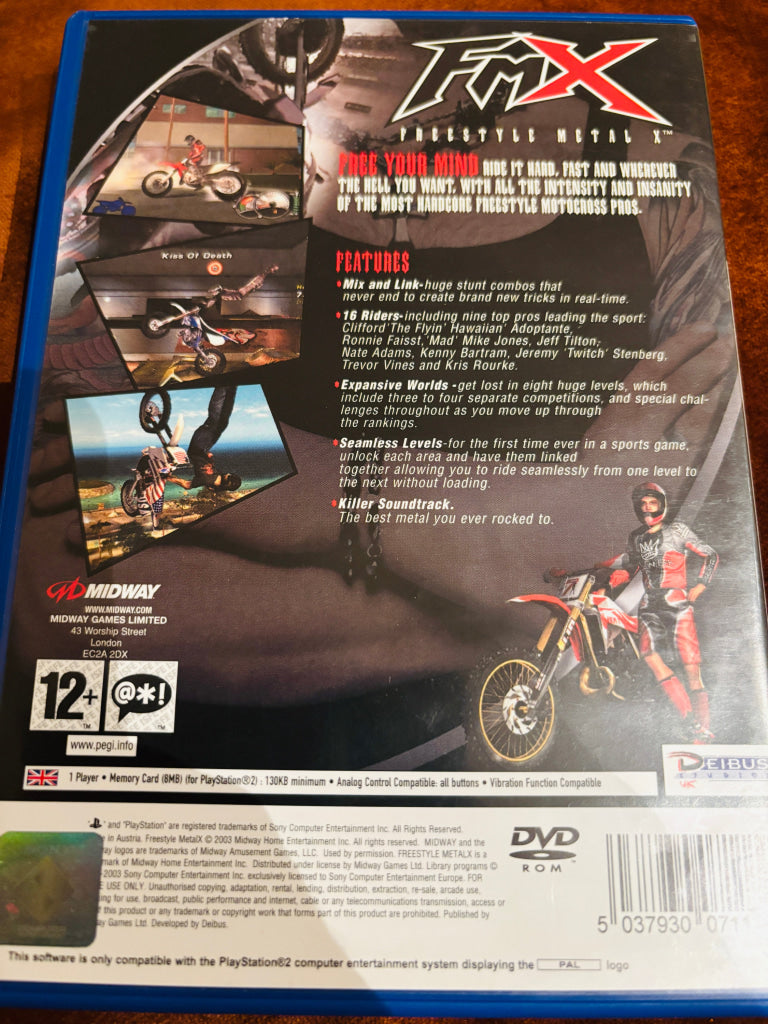 Freestyle Metal X. PS2.