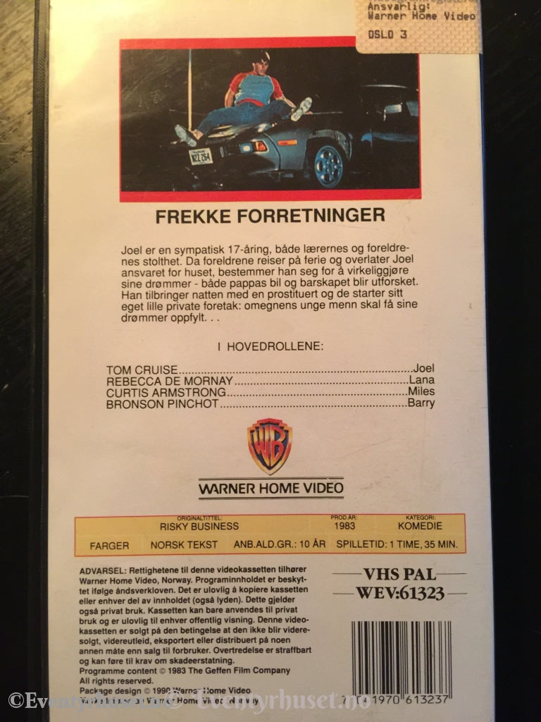 Frekke Forretninger. 1983. Vhs. Vhs
