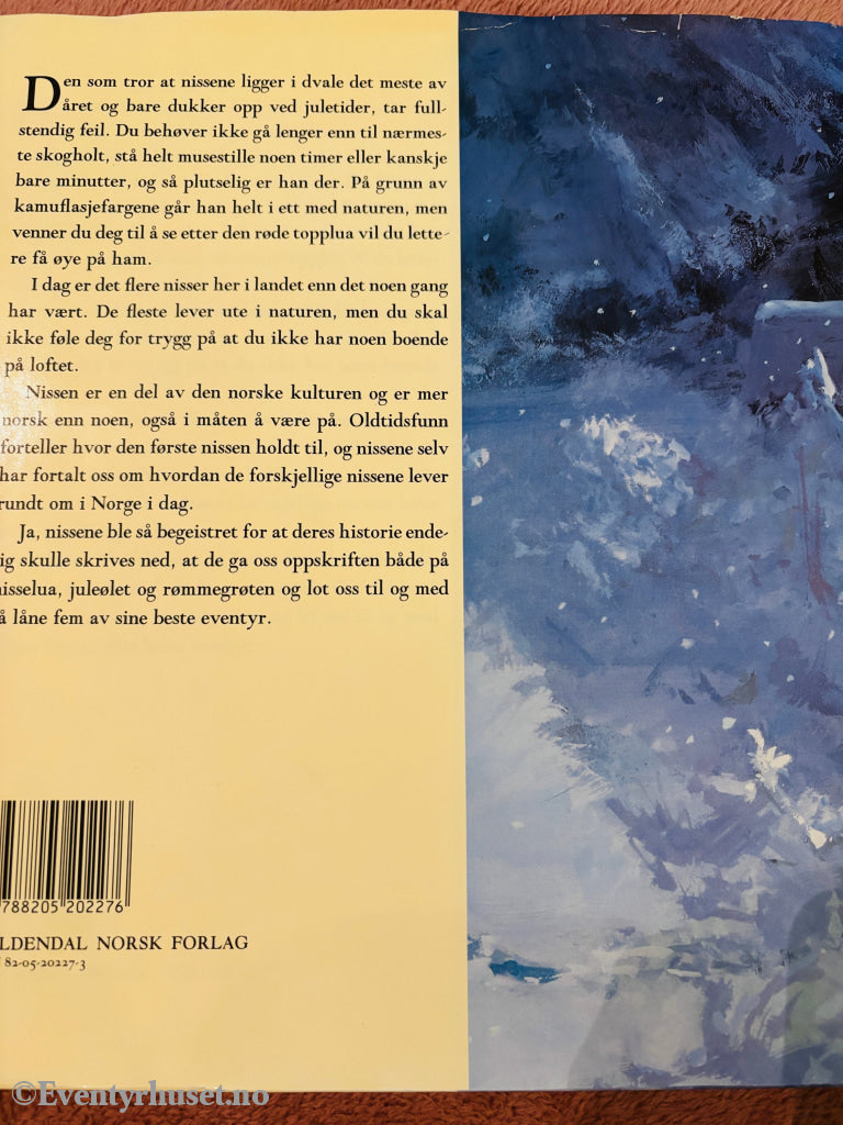 Frid Ingulstad & Svein Solem – Nissen: Den norske nissens forunderlige liv og historie. Bok. Med smussomslag.