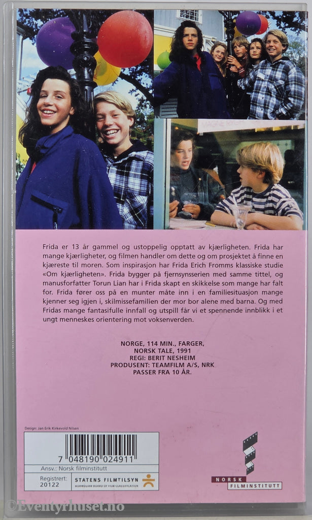 Frida – med hjertet i hånden – 1991 . VHS.