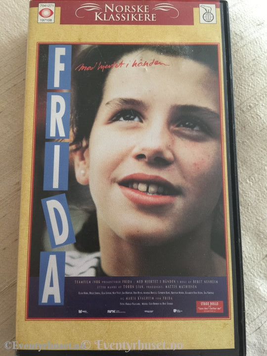 Frida Med Hjertet I Hånden. 1991. Vhs. Vhs