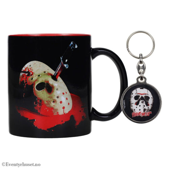 Friday the 13th Gift Set Mug & Keyring Jason’s Mask Home & Gifts