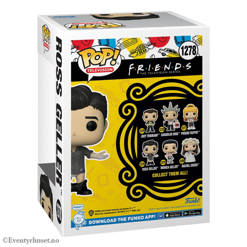 Friends POP! TV Vinyl Figure Ross w/ Leather Pants 9 cm Collectibles