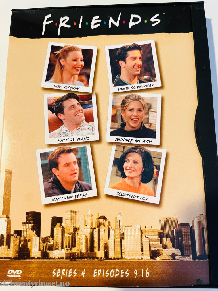 Friends - Serie 4. Episode 9 - 16. Dvd Snapcase.