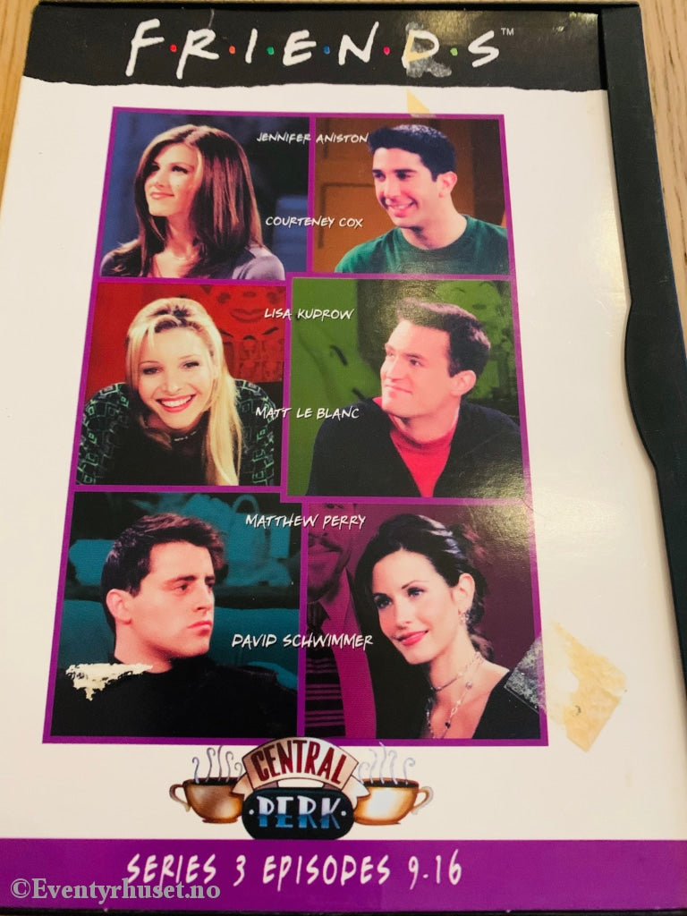 Friends - Sesong 3. Episode 9-16. Dvd Snapcase.
