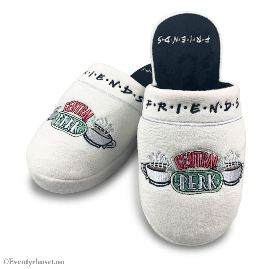Friends Slippers Logo Central Perk White EU 38-41 Fashion & Accessories