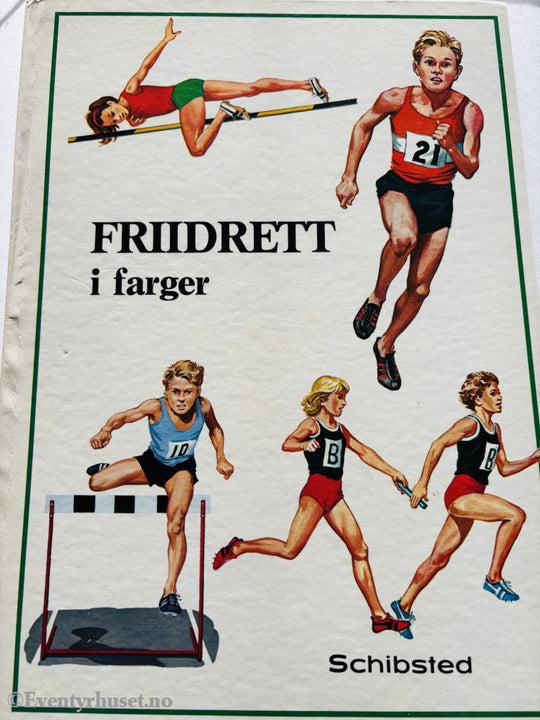 Friidrett i farger. 1978. Barnebok.