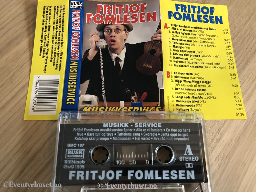 Fritjof Fomlesen. 1995. Musikkservice. Kassett. Kassett (Mc)