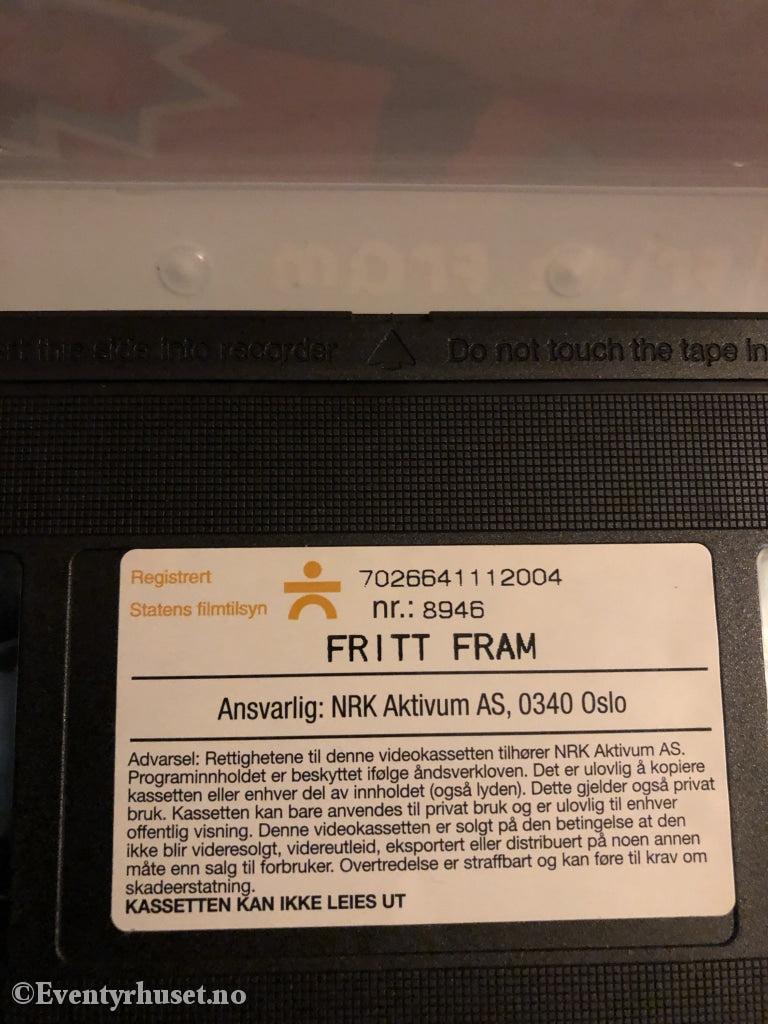 Fritt Fram. 2000. Vhs. Vhs