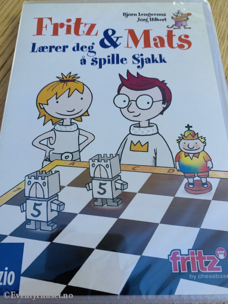 Fritz & Mats - Lærer Deg Å Spille Sjakk. Pc Spill Ny I Plast!