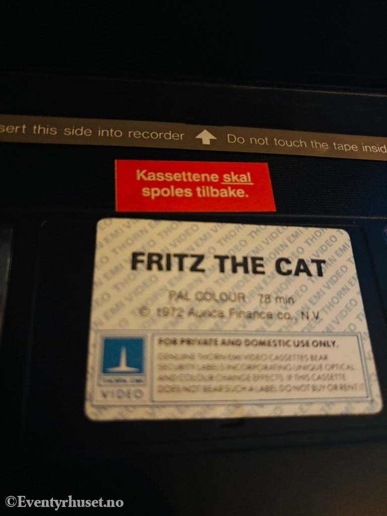 Fritz The Cat. VHS. VHS