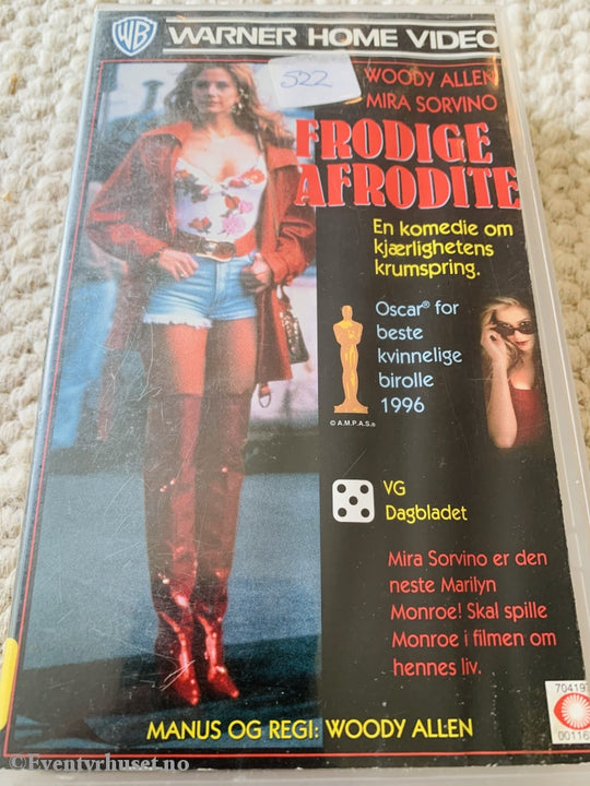 Frodige Afrodite. 1995. Vhs. Vhs