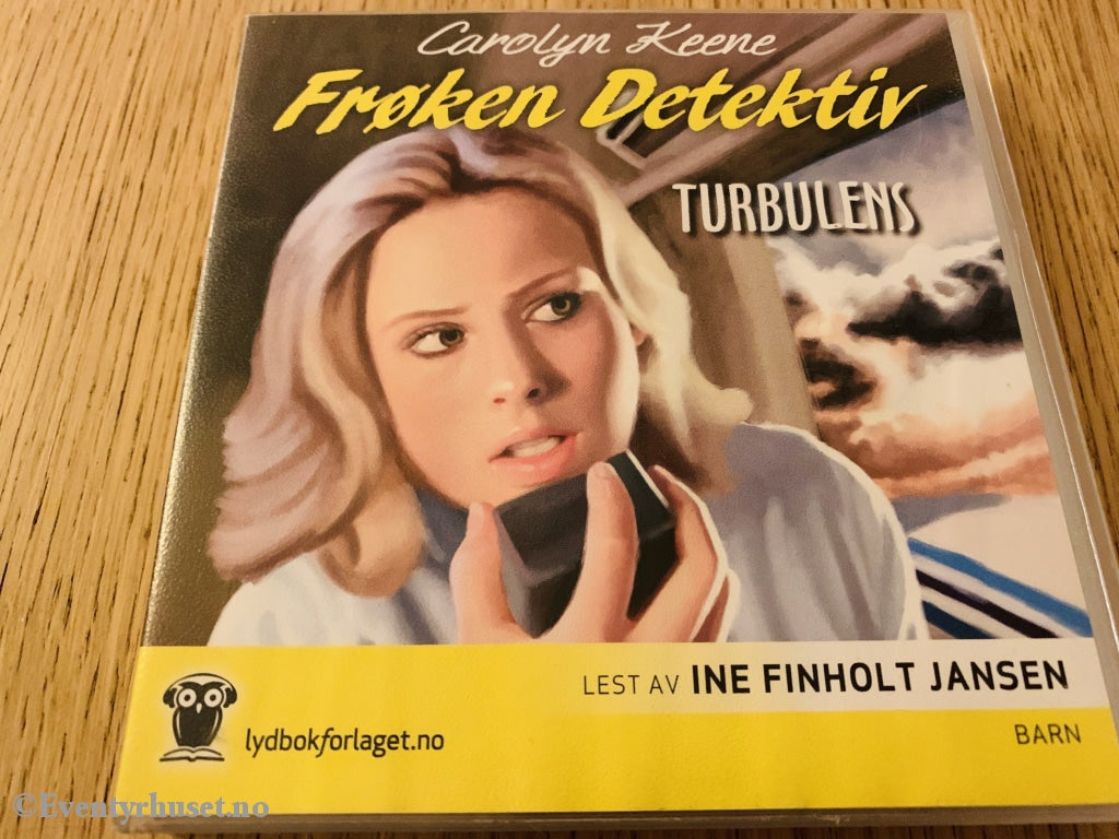 Frøken Detektiv - Turbulens. Lydbok På 3 Cd.