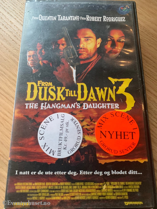From Dusk To Dawn 3. 2000. Vhs Utleiefilm.
