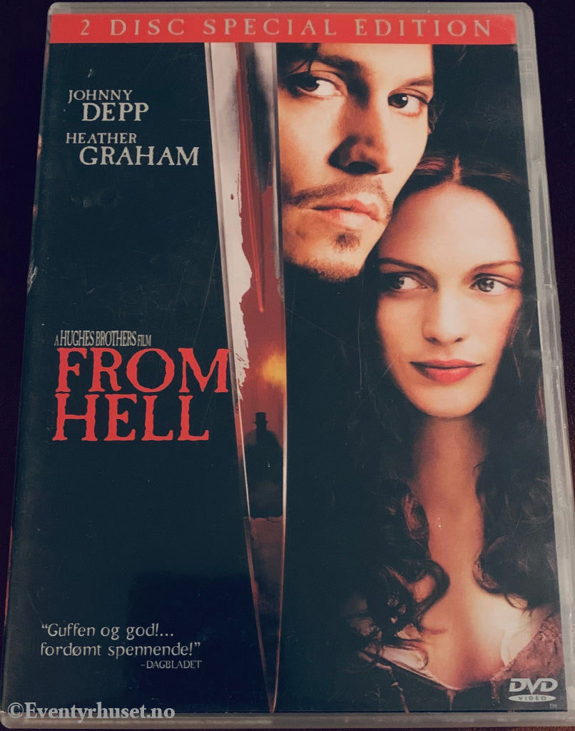 From Hell. 2 - Disk Spesialutgave. Dvd.