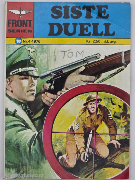 Frontserien, 1976. Siste duell. Hefte.