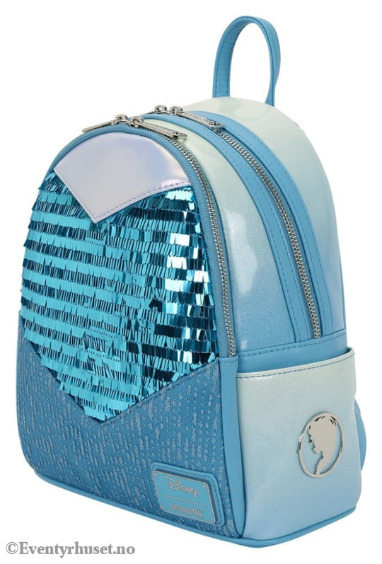 Frozen by Loungefly Mini Backpack Elsa Glitter Sequin Fashion & Accessories