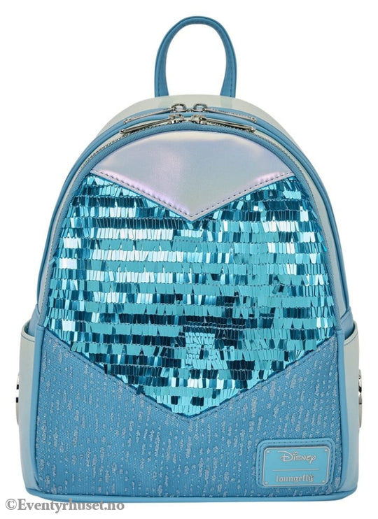 Frozen by Loungefly Mini Backpack Elsa Glitter Sequin Fashion & Accessories