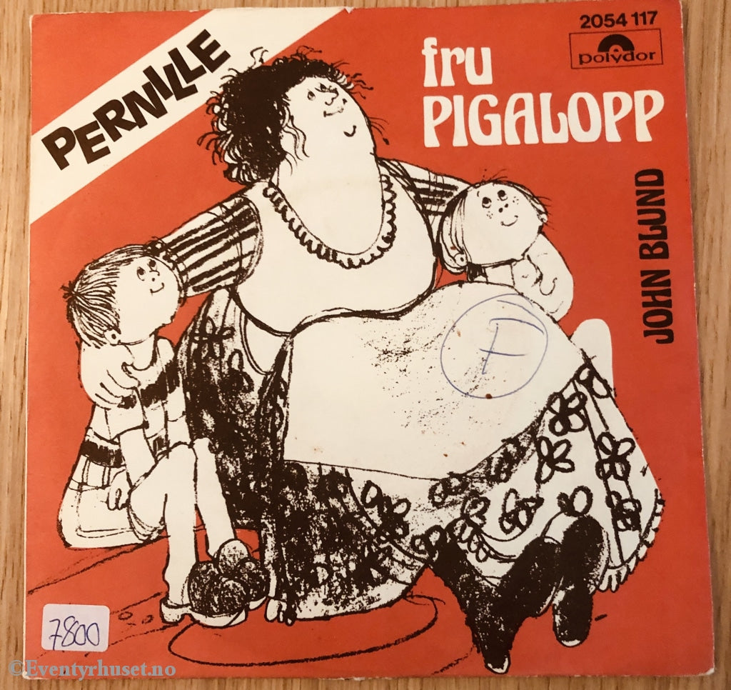 Fru Pigalopp / Pernille. 1974. Ep-Singel. Svensk! Ep