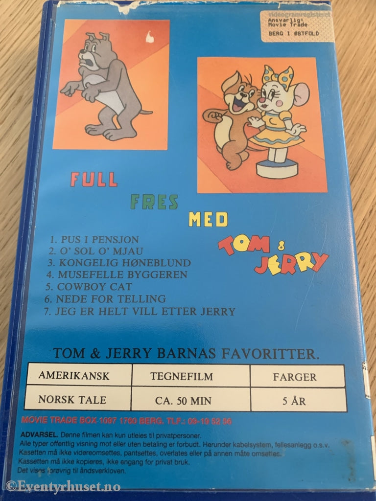 Full Fres Med Tom & Jerry. Vhs Big Box.