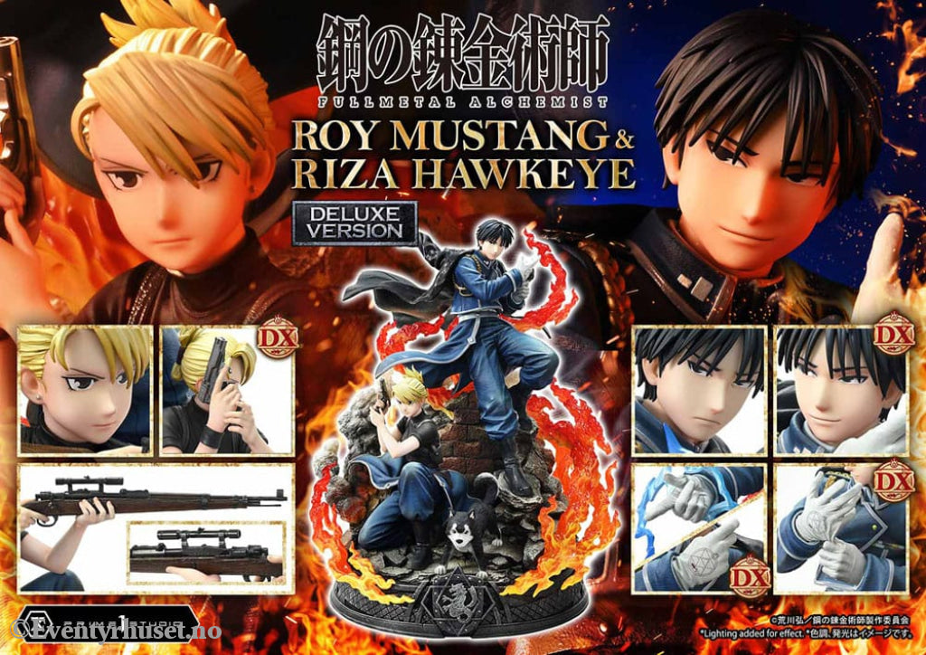 Fullmetal Alchemist Concept Masterline Statue 1/6 Roy Mustang & Riza Hawkeye Deluxe Bonus Version 50 cm Manga & Anime