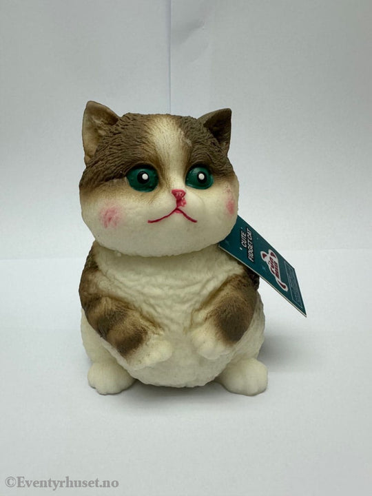 Fun Maker Squishy Fidget Toy Dark Brown Cat 11 cm Toys