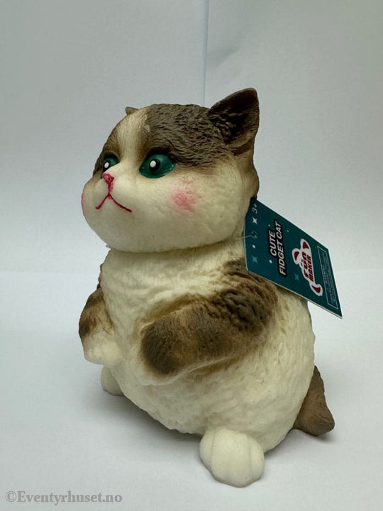 Fun Maker Squishy Fidget Toy Dark Brown Cat 11 cm Toys