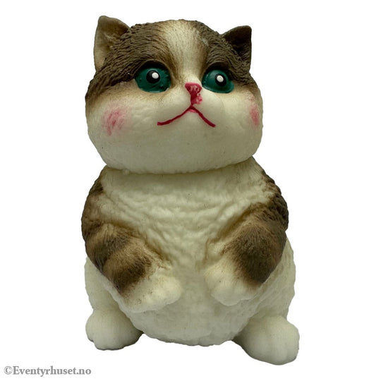 Fun Maker Squishy Fidget Toy Dark Brown Cat 11 cm Toys