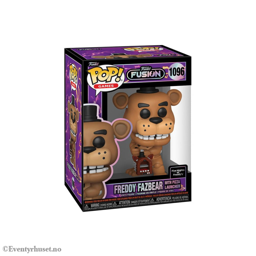 Funko Fusion POP! Games Vinyl Figures Freddy Fazbear with Pizza Launcher w/CH 9 cm Assortment (6) Collectibles
