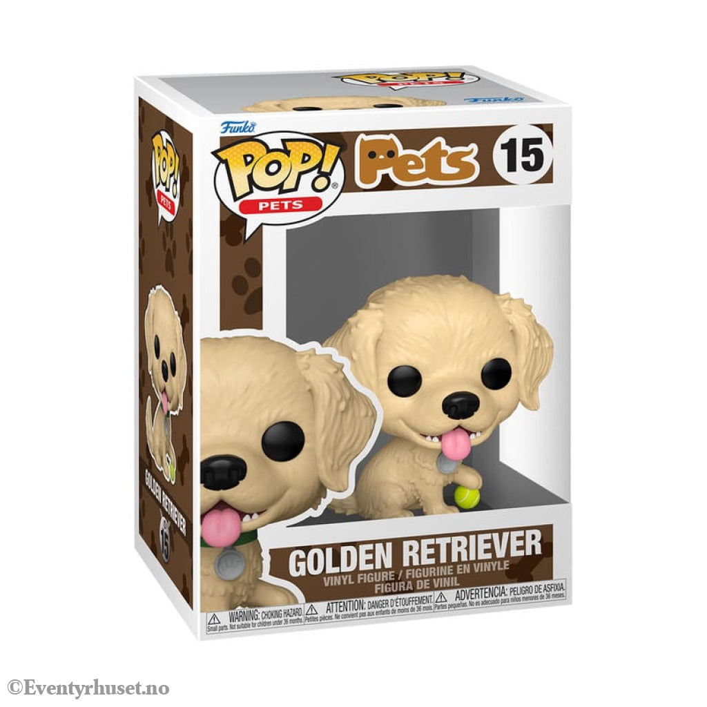Funko-Legacy POP! Pets Vinyl Figure Golden Retriever 9 cm Collectibles