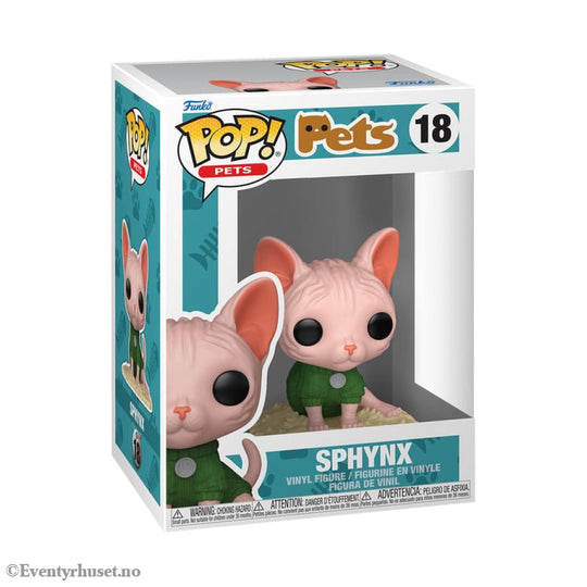 Funko-Legacy POP! Pets Vinyl Figure Sphinx Cat 9 cm Collectibles