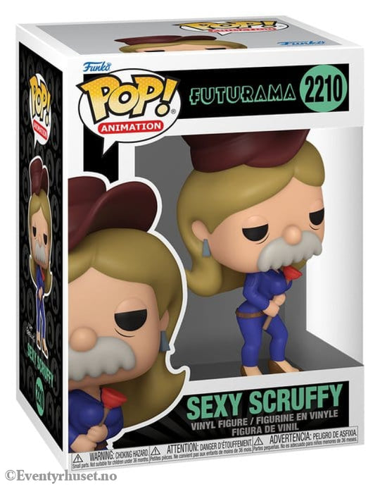 Futurama Pop! Animation Vinyl Figure Sexy Scruffy 9 cm Manga & Anime