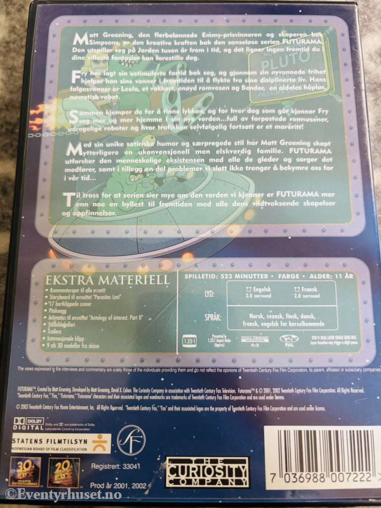 Futurama Sesong 3 (2003). DVD samleboks.